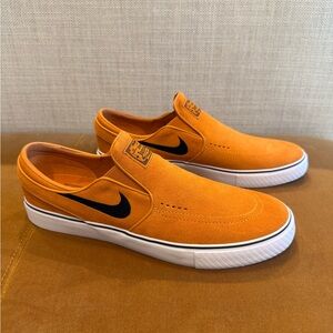 Nike SB Stefan Janoski Orange Slip-On Shoes